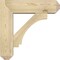 Ekena Millwork Imperial Craftsman Rough Sawn Bracket w/ Offset Brace, Douglas Fir, 8"W x 28"D x 28"H BKT0806X28X28IMP04RDF - alternate 4